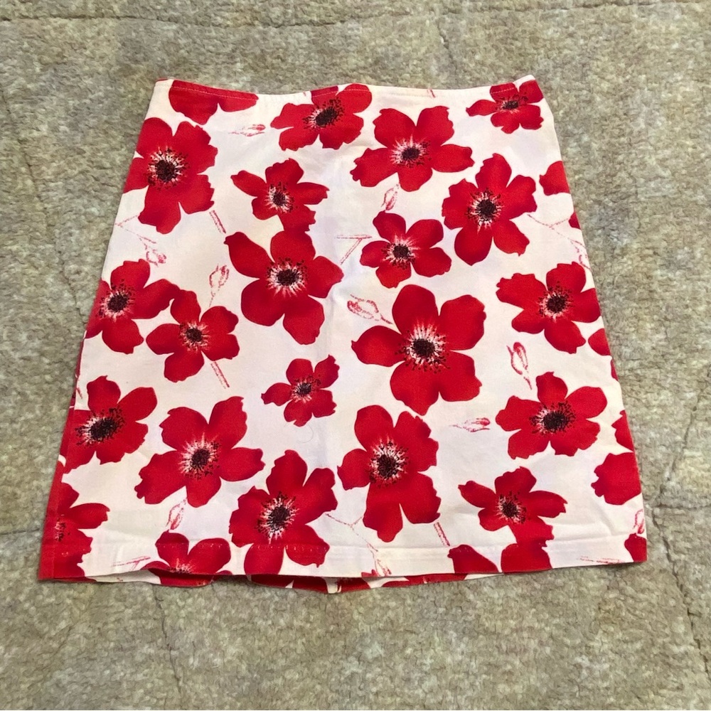 Exos - Poppy Cotton Mini Skirt